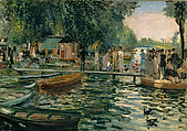 La Grenouillère, Claude Monet (French, Paris 1840–1926 Giverny), Oil on canvas